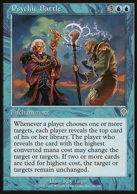 Psychic Battle, Invasion #68, Magic: The Gathering card