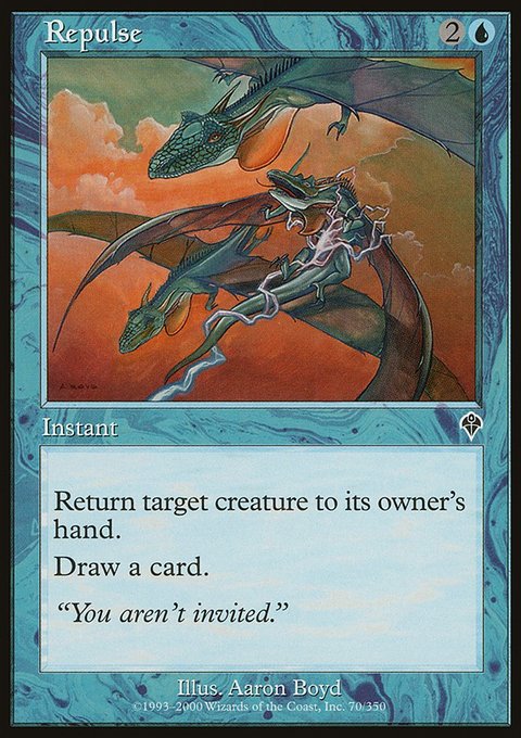Repulse, Invasion #70, Magic: The Gathering card