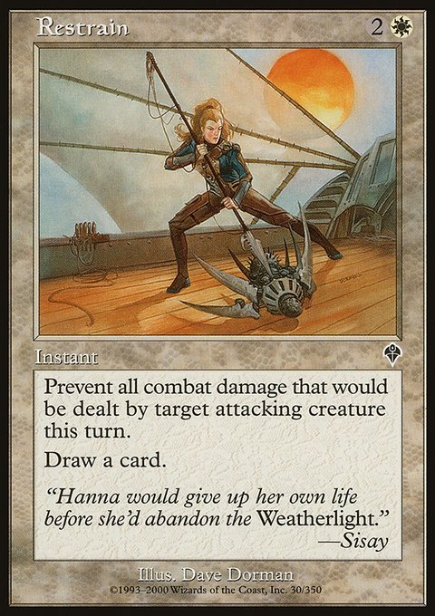 Restrain, Invasion #30, Magic: The Gathering card