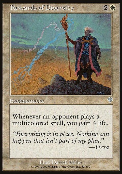 Rewards of Diversity, Invasion #32, Magic: The Gathering card