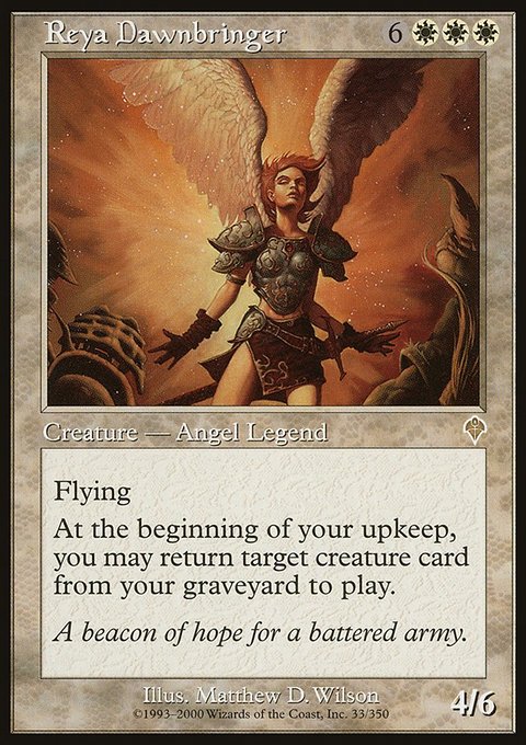 Reya Dawnbringer, Invasion #33, Magic: The Gathering card