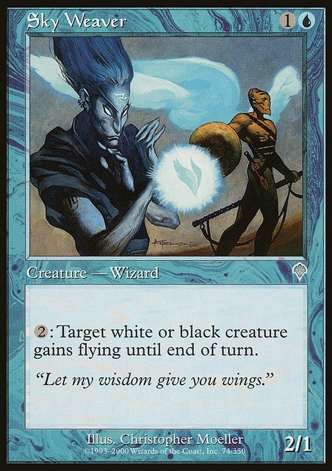 Sky Weaver, Invasion #74, Magic: The Gathering card