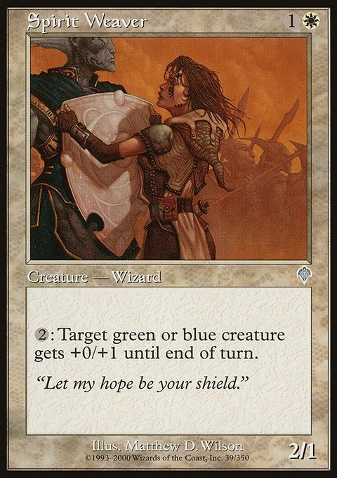 Spirit Weaver, Invasion #39, Magic: The Gathering card