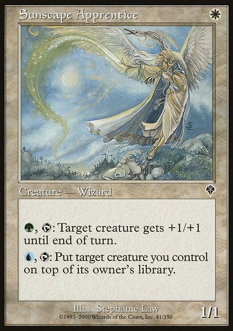 Sunscape Apprentice, Invasion #41, Magic: The Gathering card