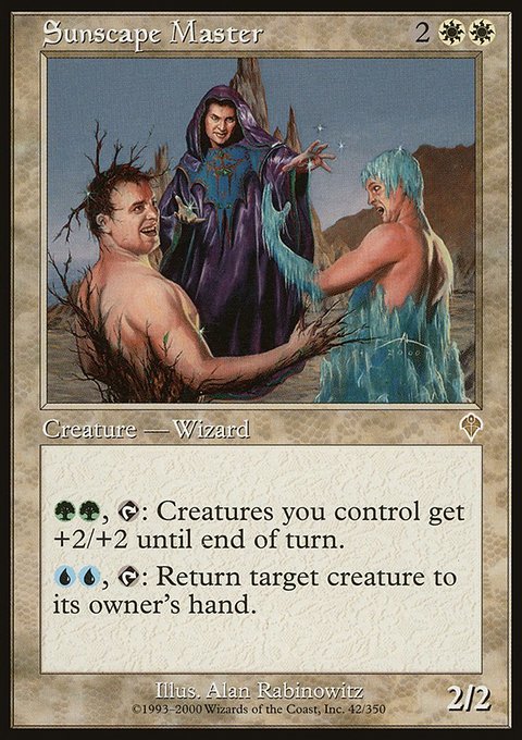 Sunscape Master, Invasion #42, Magic: The Gathering card