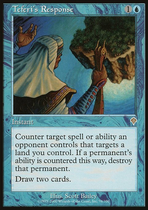 Teferi's Response, Invasion #78, Magic: The Gathering card