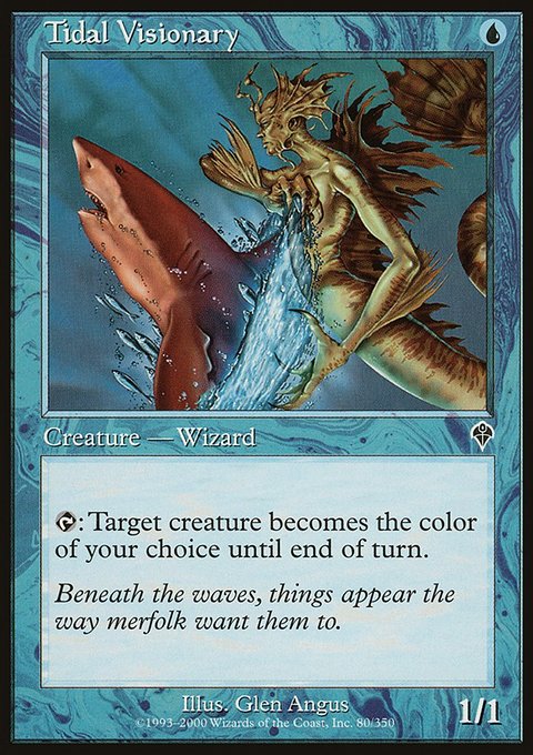 Tidal Visionary, Invasion #80, Magic: The Gathering card