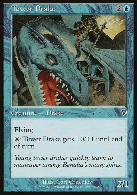 Tower Drake, Invasion #82, Magic: The Gathering card