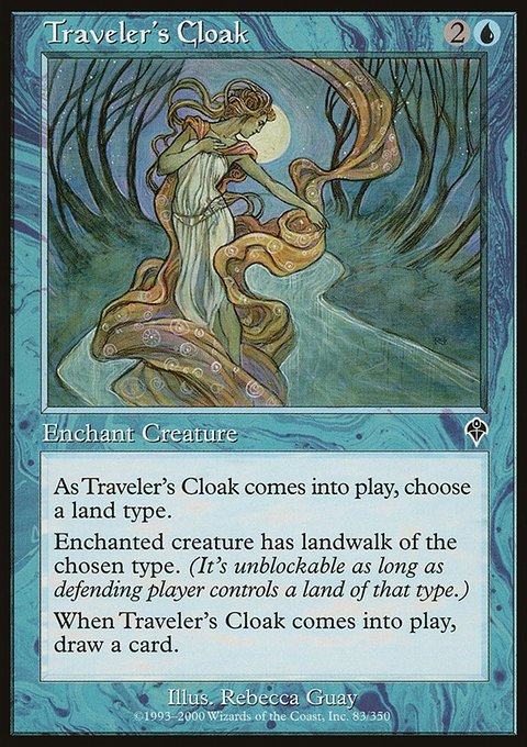 Traveler's Cloak, Invasion #83, Magic: The Gathering card