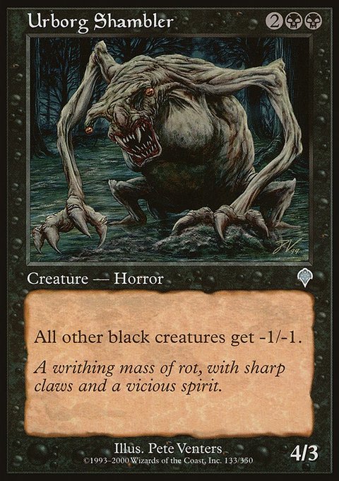 Urborg Shambler, Invasion #133, Magic: The Gathering card