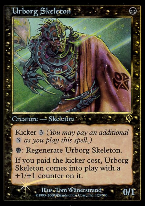 Urborg Skeleton, Invasion #134★, Magic: The Gathering card