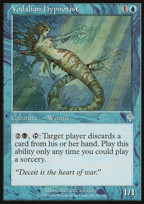 Vodalian Hypnotist, Invasion #84, Magic: The Gathering card