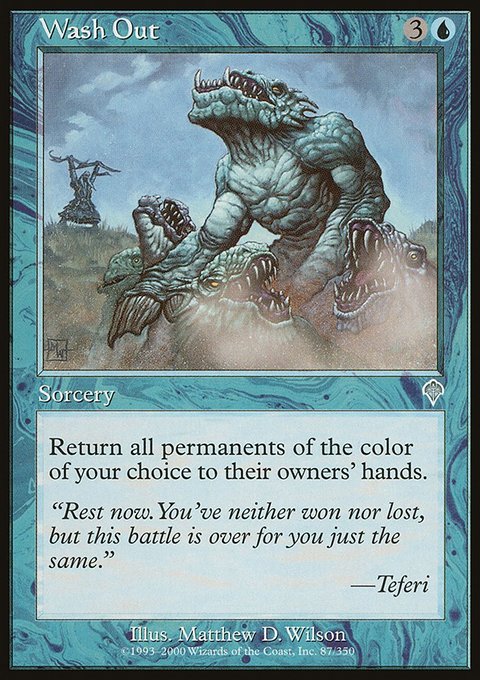 Wash Out, Invasion #87, Magic: The Gathering card