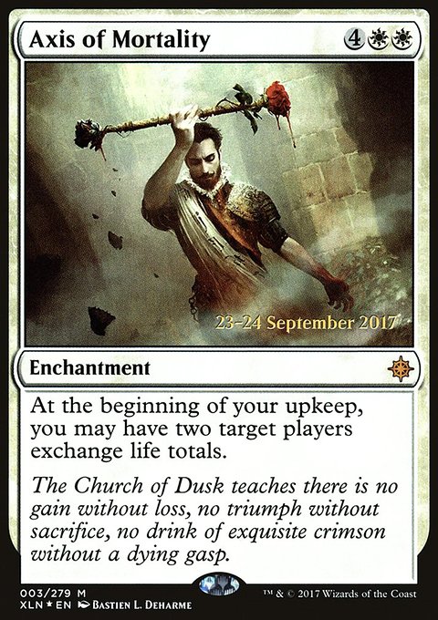 Axis of Mortality, Ixalan Promos #3s, Magic: The Gathering card