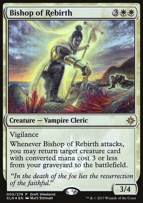 Bishop of Rebirth, Ixalan Promos #5, Magic: The Gathering card