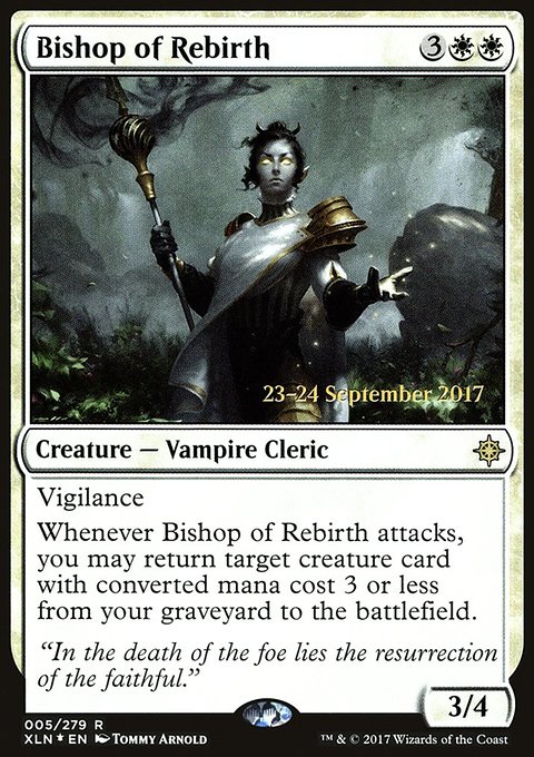 Bishop of Rebirth, Ixalan Promos #5s, Magic: The Gathering card