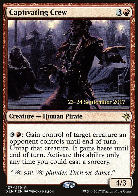 Captivating Crew, Ixalan Promos #137s, Magic: The Gathering card