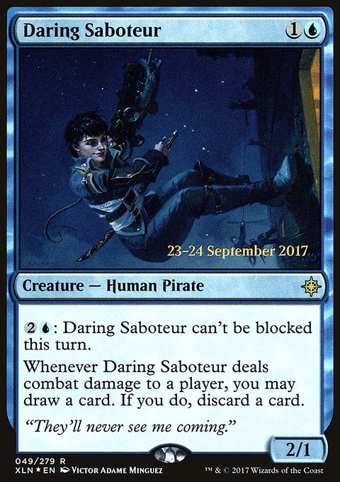 Daring Saboteur, Ixalan Promos #49s, Magic: The Gathering card