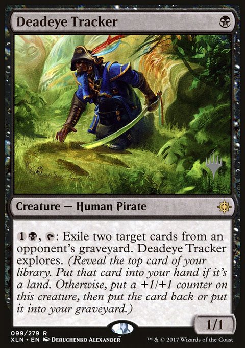 Deadeye Tracker, Ixalan Promos #99p, Magic: The Gathering card