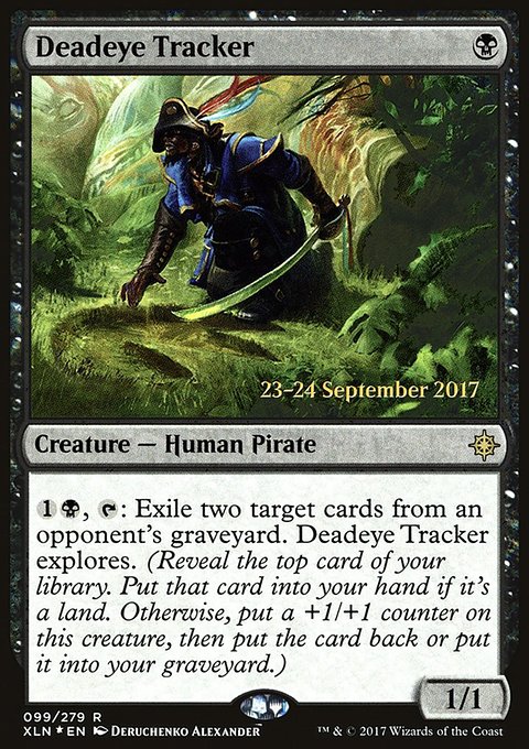 Deadeye Tracker, Ixalan Promos #99s, Magic: The Gathering card