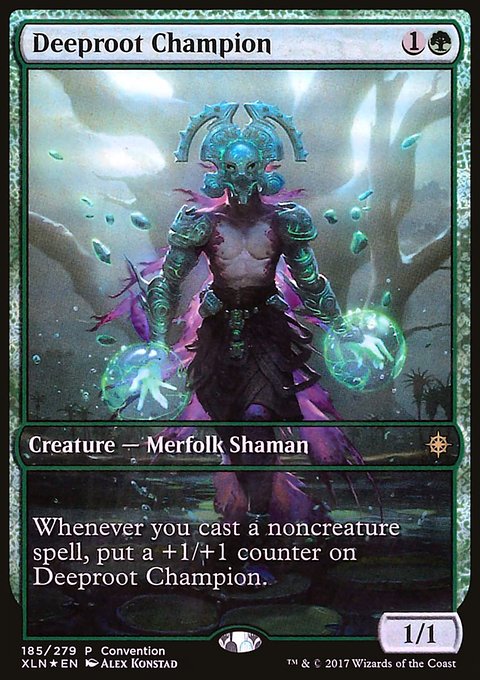 Deeproot Champion, Ixalan Promos #185, Magic: The Gathering card