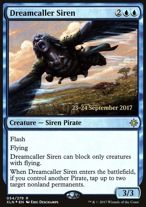 Dreamcaller Siren, Ixalan Promos #54s, Magic: The Gathering card