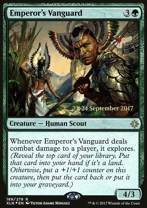 Emperor's Vanguard, Ixalan Promos #189s, Magic: The Gathering card