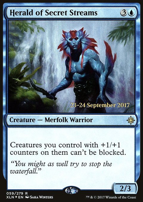 Herald of Secret Streams, Ixalan Promos #59s, Magic: The Gathering card