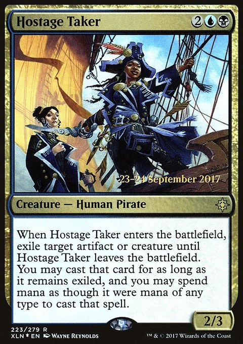 Hostage Taker, Ixalan Promos #223s, Magic: The Gathering card