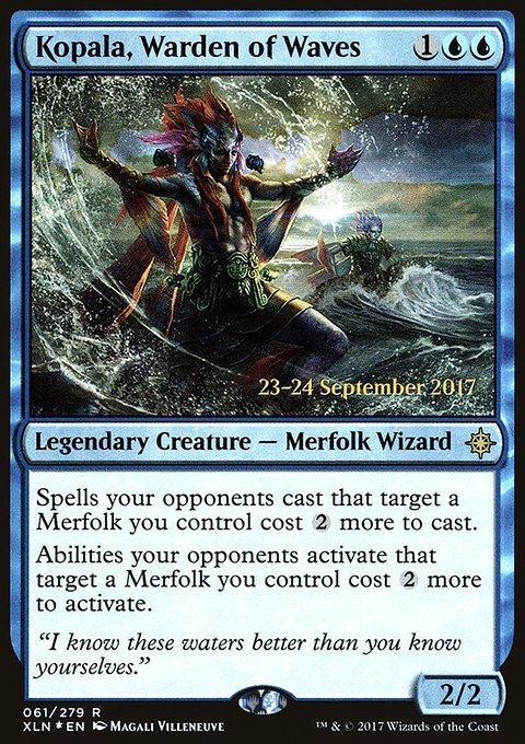 Kopala, Warden of Waves, Ixalan Promos #61s, Magic: The Gathering card