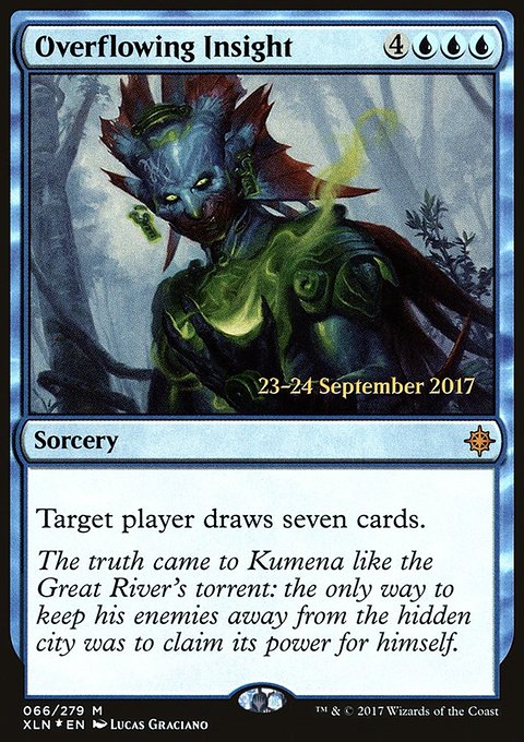 Overflowing Insight, Ixalan Promos #66s, Magic: The Gathering card