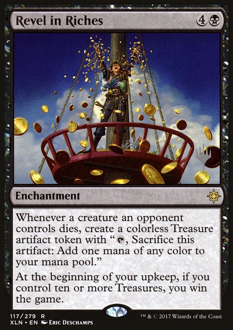 Revel in Riches, Ixalan Promos #117p, Magic: The Gathering card