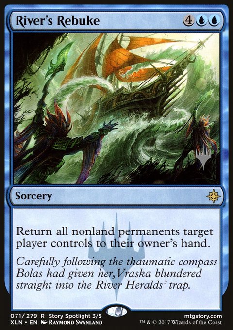 River's Rebuke, Ixalan Promos #71p, Magic: The Gathering card