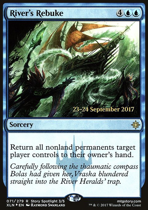 River's Rebuke, Ixalan Promos #71s, Magic: The Gathering card