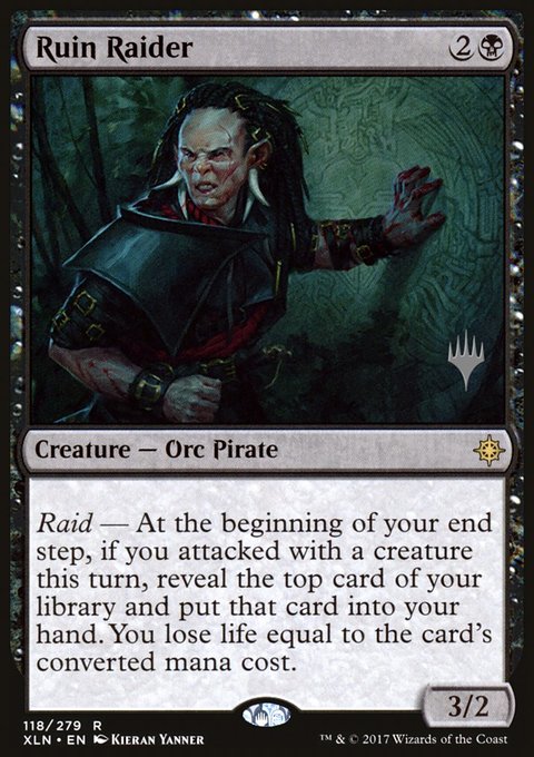 Ruin Raider, Ixalan Promos #118p, Magic: The Gathering card