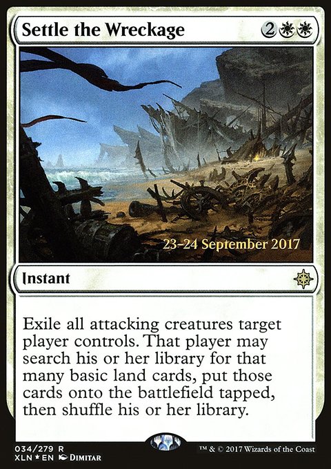 Settle the Wreckage, Ixalan Promos #34s, Magic: The Gathering card
