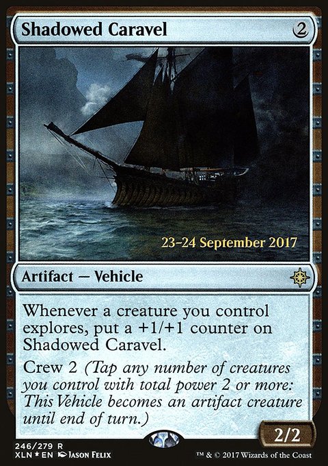 Shadowed Caravel, Ixalan Promos #246s, Magic: The Gathering card