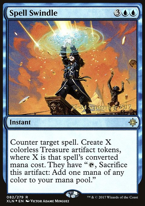 Spell Swindle, Ixalan Promos #82s, Magic: The Gathering card