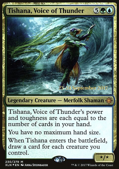 Tishana, Voice of Thunder, Ixalan Promos #230s, Magic: The Gathering card