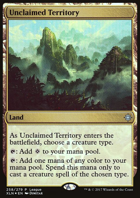 Unclaimed Territory, Ixalan Promos #258, Magic: The Gathering card