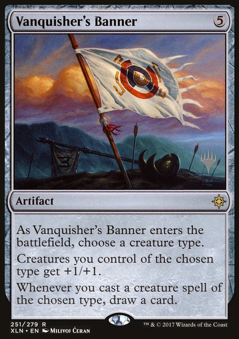 Vanquisher's Banner, Ixalan Promos #251p, Magic: The Gathering card