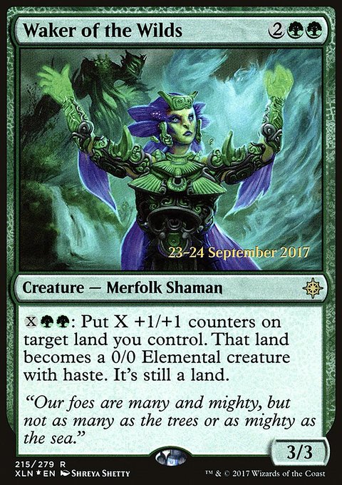 Waker of the Wilds, Ixalan Promos #215s, Magic: The Gathering card