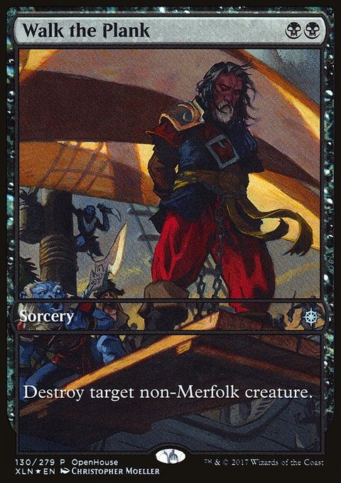 Walk the Plank, Ixalan Promos #130, Magic: The Gathering card