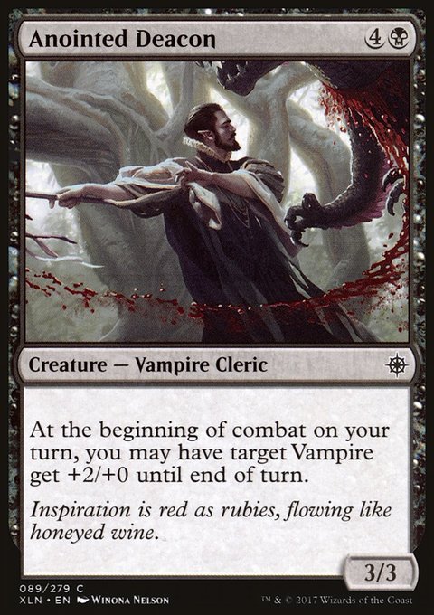Anointed Deacon, Ixalan #89, Magic: The Gathering card