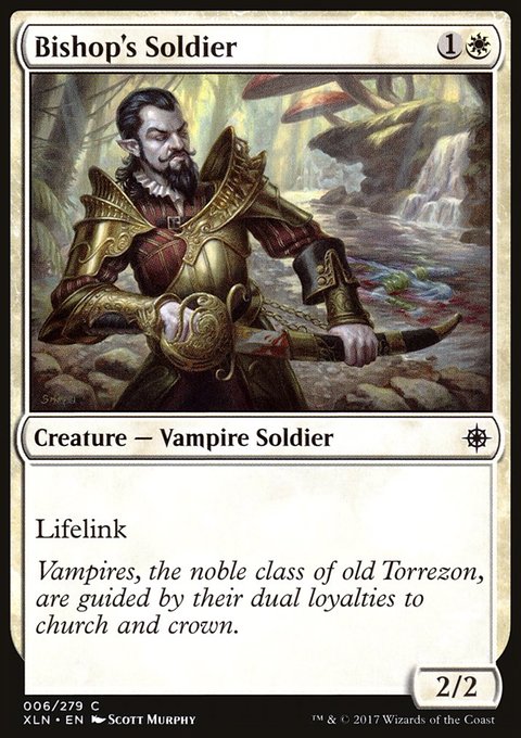 Bishop's Soldier, Ixalan #6, Magic: The Gathering card