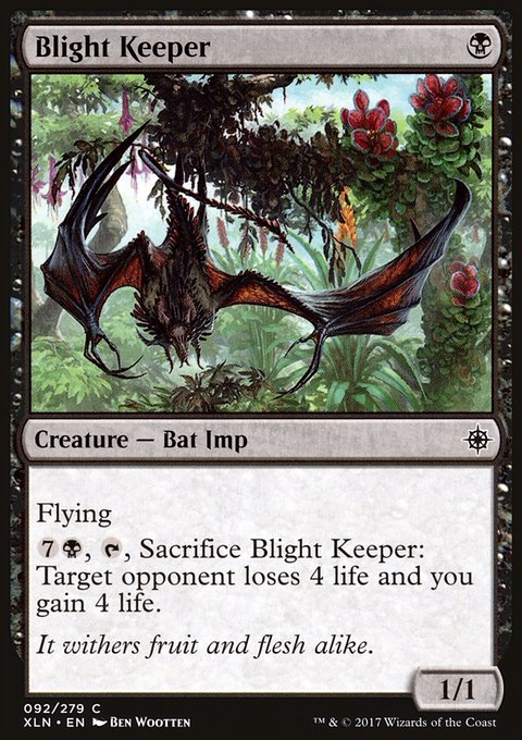 Blight Keeper, Ixalan #92, Magic: The Gathering card
