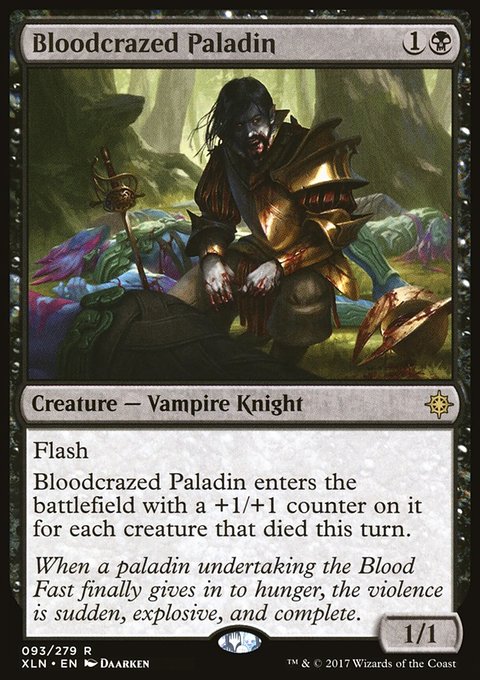 Bloodcrazed Paladin, Ixalan #93, Magic: The Gathering card