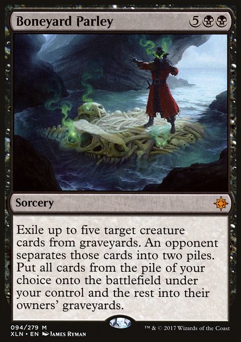 Boneyard Parley, Ixalan #94, Magic: The Gathering card