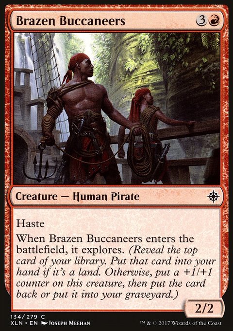 Brazen Buccaneers, Ixalan #134, Magic: The Gathering card