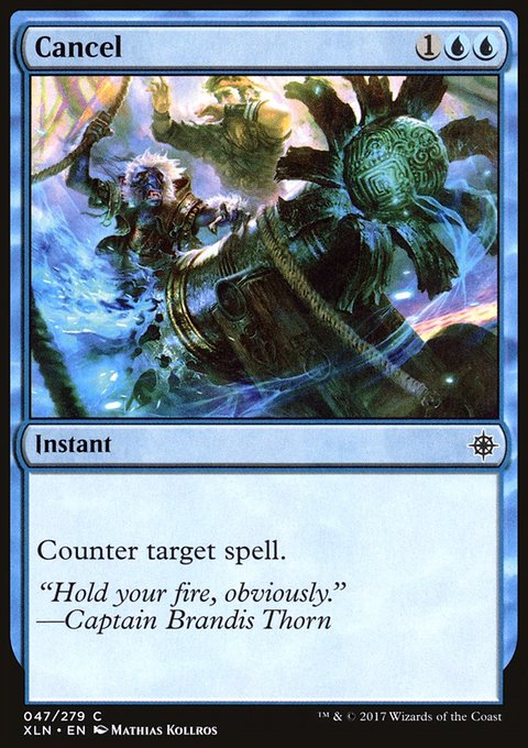 Cancel, Ixalan #47, Magic: The Gathering card